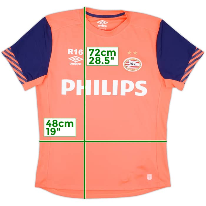 2015-16 PSV Reserves Player Issue Umbro Training Shirt #16 - 9/10 - (M)