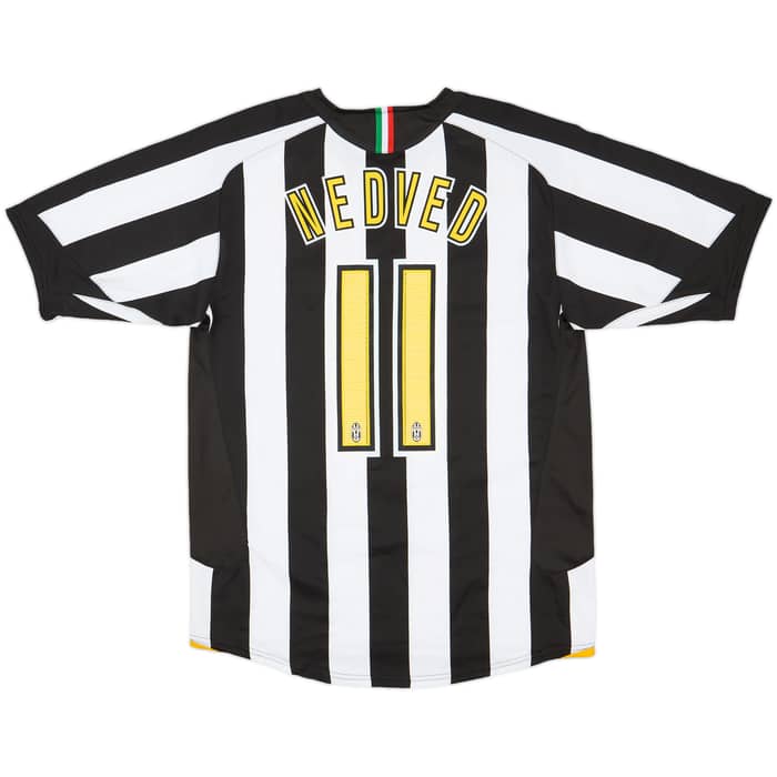 2005-06 Juventus Home Shirt Nedved #11 - 8/10 - (L)