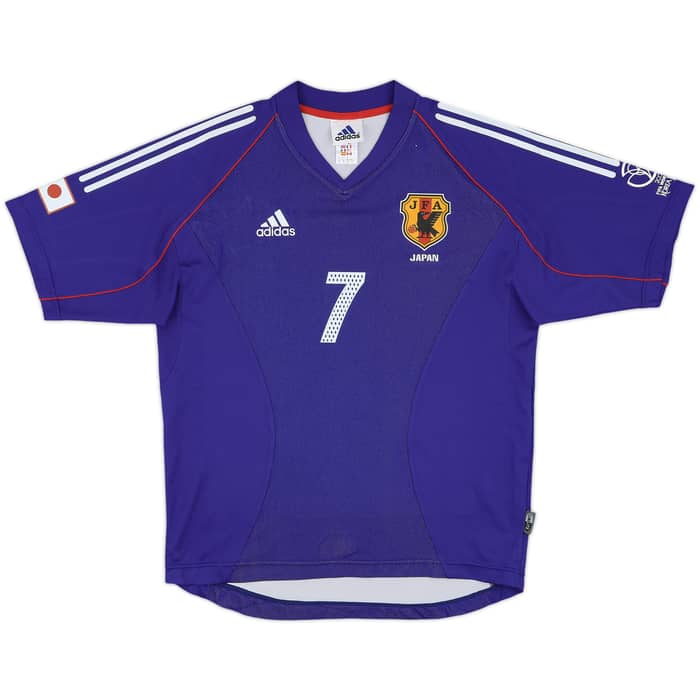 2002-04 Japan Home Shirt Nakata #7 - 8/10 - (L)