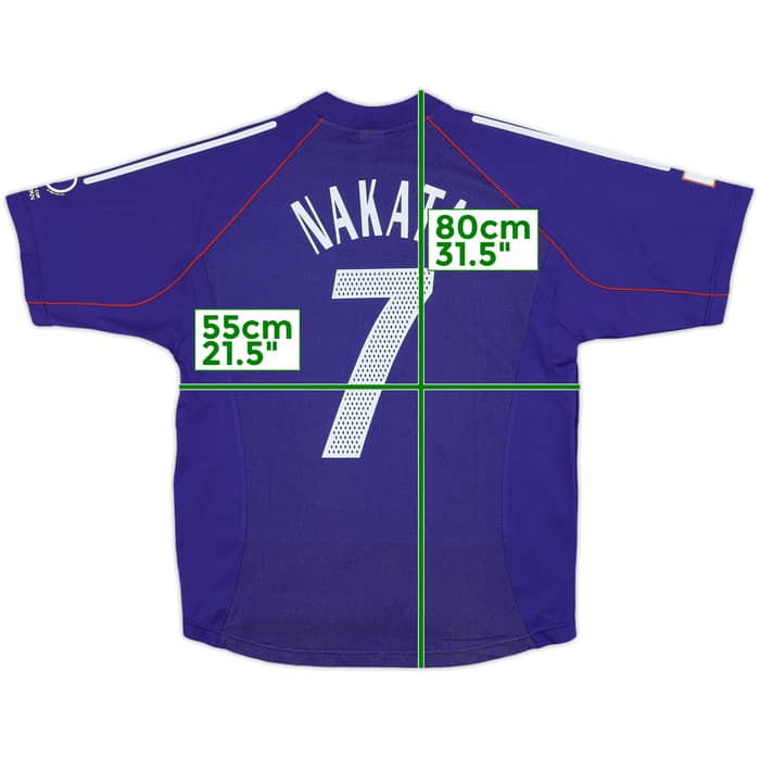 2002-04 Japan Home Shirt Nakata #7 - 8/10 - (L)