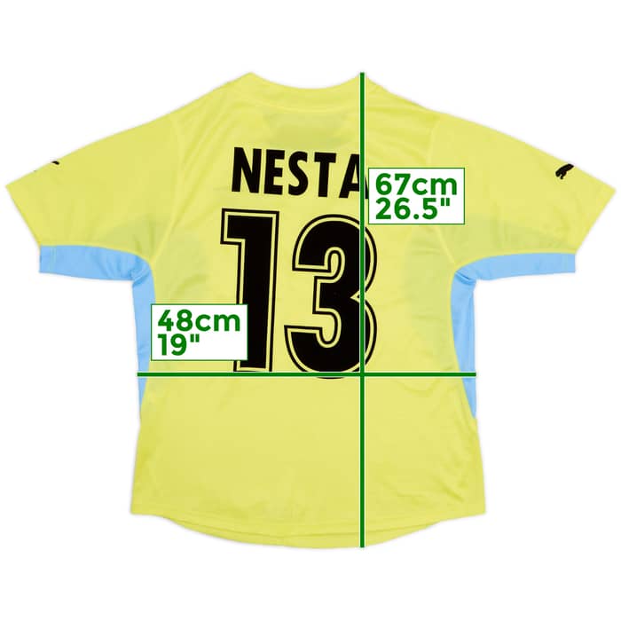 2001-02 Lazio Away Shirt Nesta #13 - 7/10 - (S)