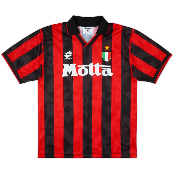 1994-95 AC Milan Home Shirt - 9/10 - (L)
