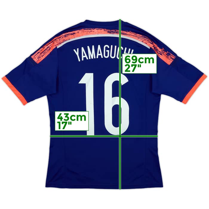 2013-15 Japan Home Shirt Yamaguchi #16 - 6/10 - (S)