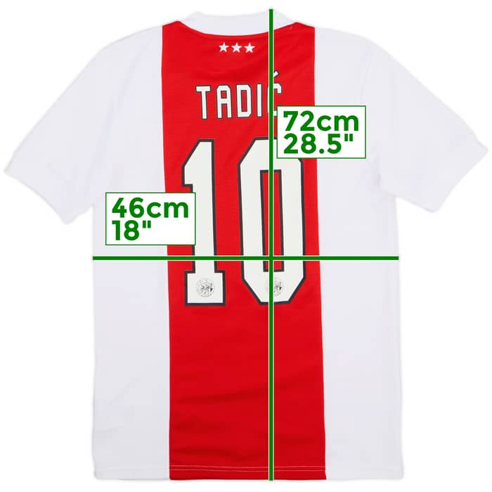 2021-22 Ajax Home Shirt Tadic #10 - 6/10 - (S)