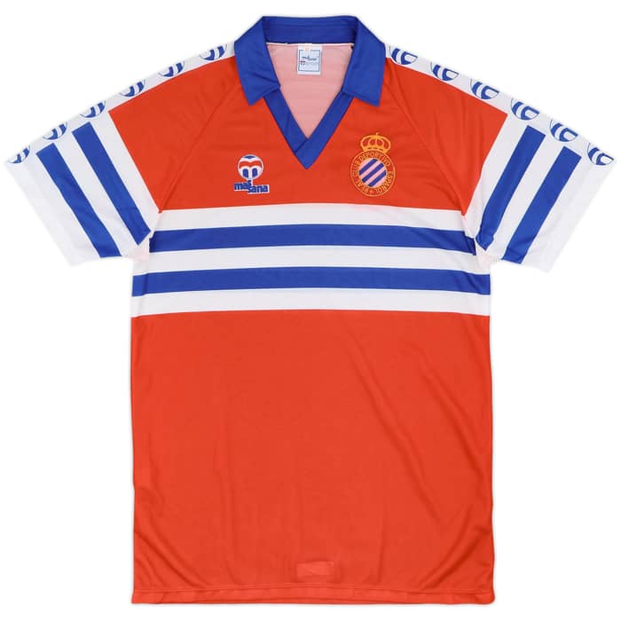 1987-89 Espanyol Away Shirt - 10/10 - (XL)