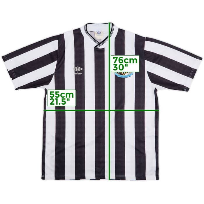1988-90 Newcastle Home Shirt - 10/10 - (L)