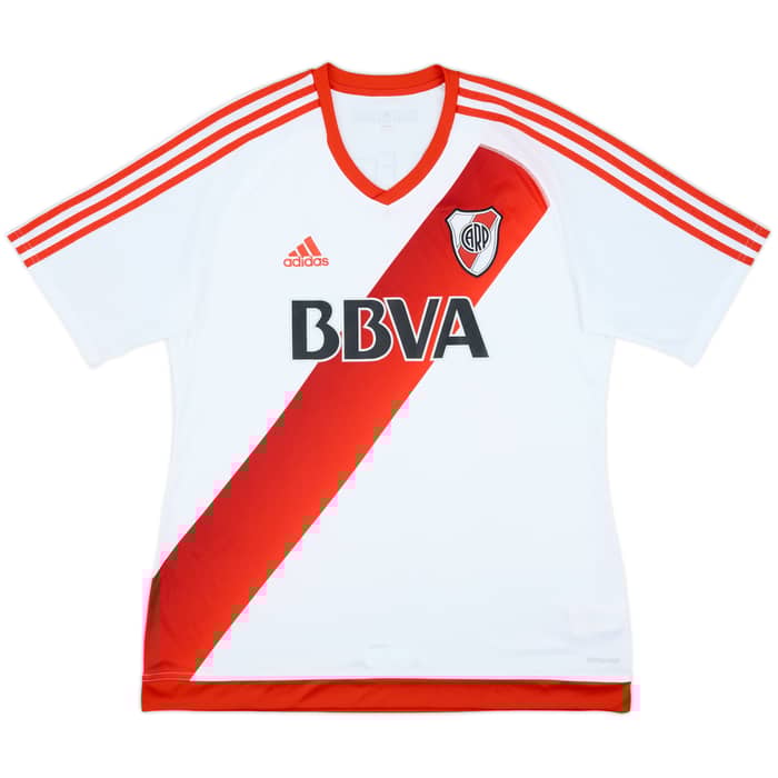 2015-16 River Plate Home Shirt - 9/10 - (XL)