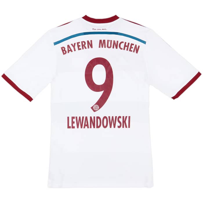 2014-15 Bayern Munich Away Shirt Lewandowski #9 - 8/10 - (S)
