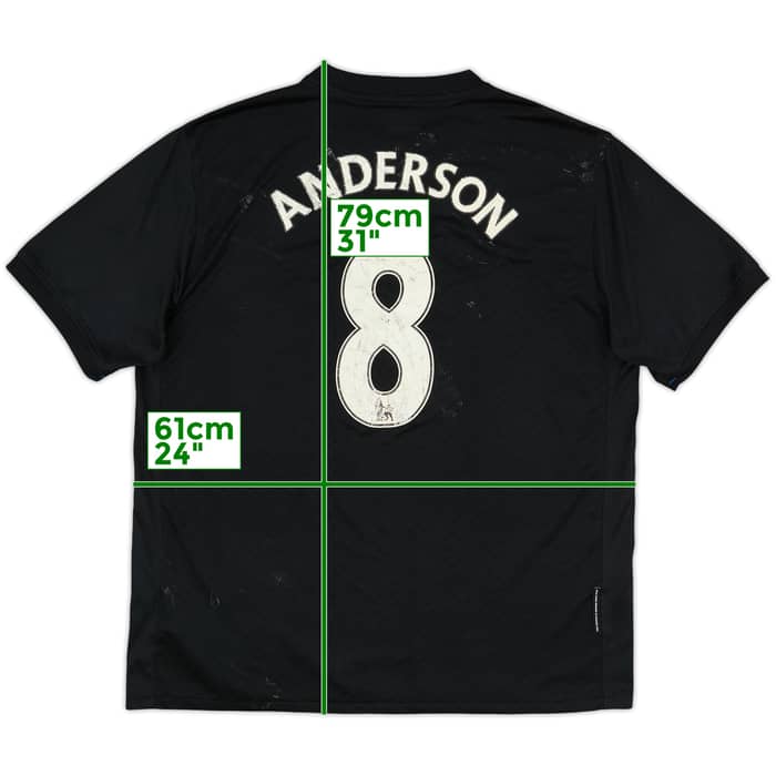 2009-10 Manchester United Away Shirt Anderson #8 - 5/10 - (XL)