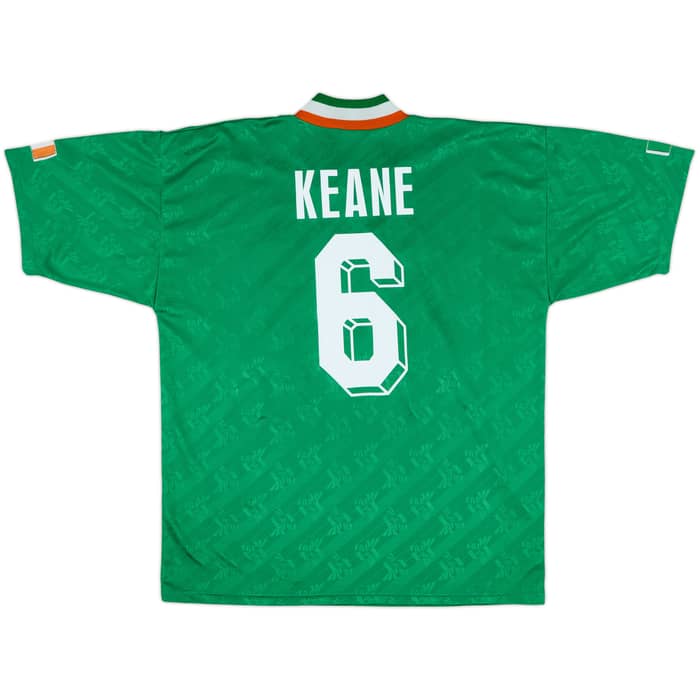 1994 Ireland Home Shirt Keane #6 - 8/10 - (L)
