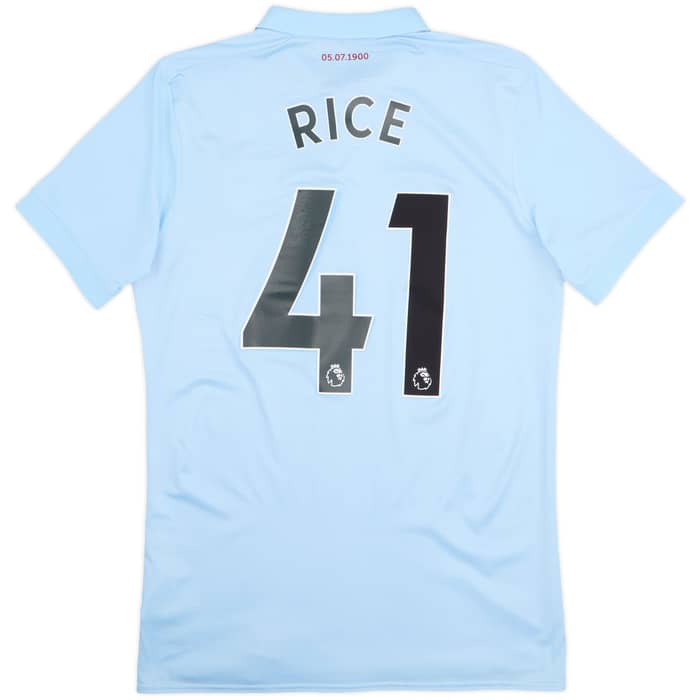 2017-18 West Ham Third Shirt Rice #41 - 6/10 - (S)