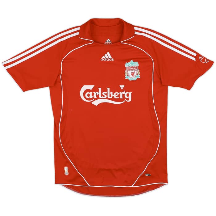 2006-08 Liverpool Home Shirt Alonso #14 - 6/10 - (S)