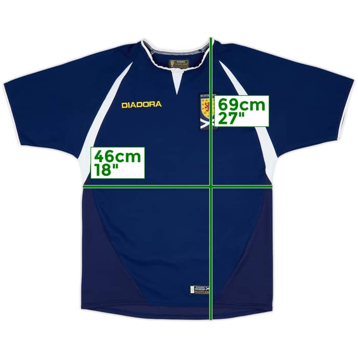 2003-05 Scotland Home Shirt - 9/10 - (L.Boys)