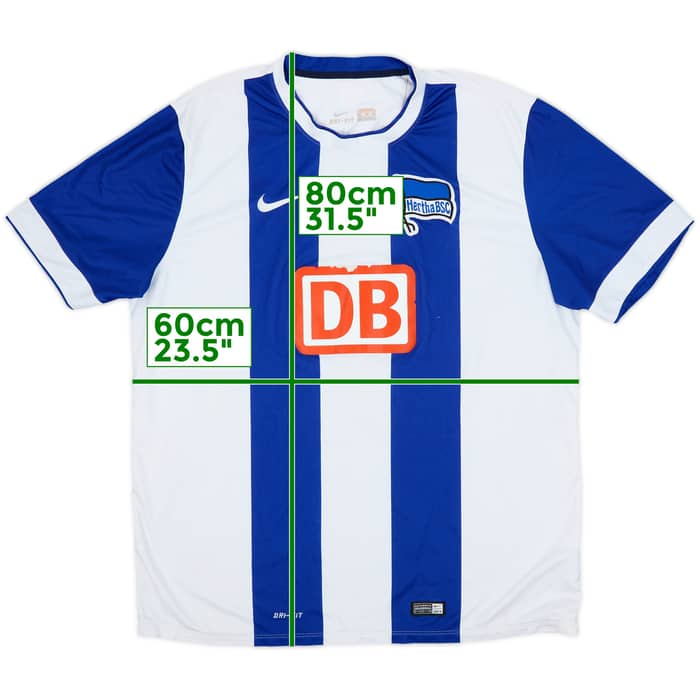 2014-15 Hertha Berlin Home Shirt - 5/10 - (XXL)