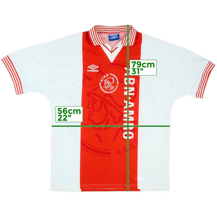 1995-96 Ajax Home Shirt - 8/10 - (L)