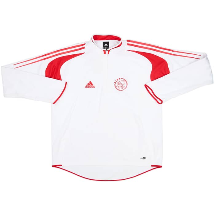 2004-05 Ajax adidas 1/4 Zip Drill Top - 8/10 - (L/XL)