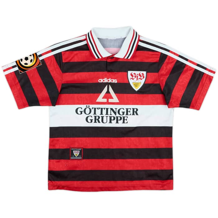 1998-99 Stuttgart Away Shirt Verlaat #5 - 8/10 - (L.Boys)