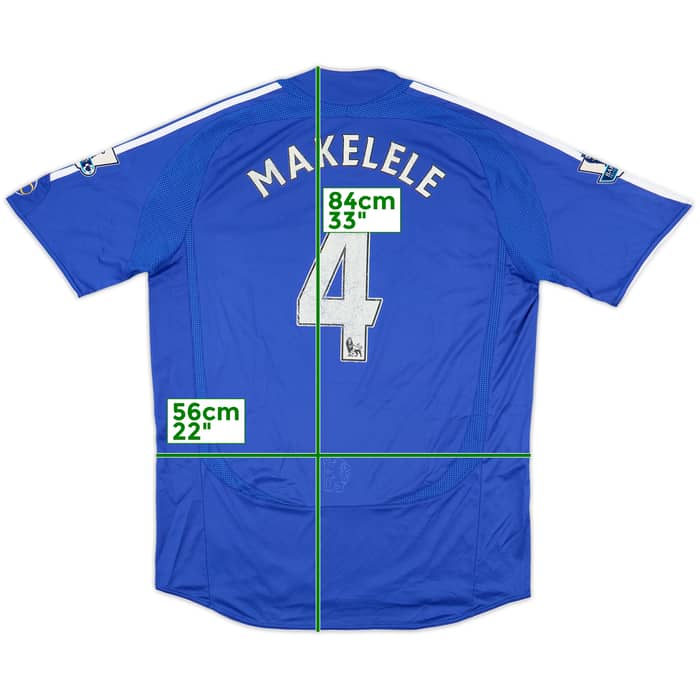 2006-08 Chelsea Home Shirt Makelele #4 - 6/10 - (L)