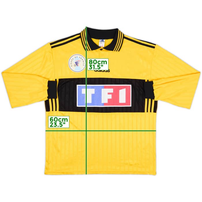 1996-97 Angers Cup Away L/S Shirt #13 - 8/10 - (XL)
