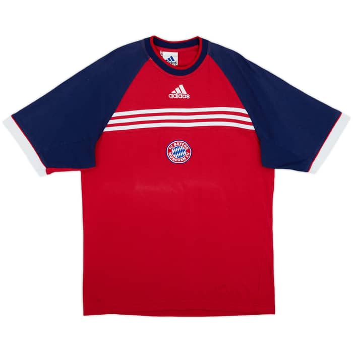 1998-99 Bayern Munich adidas Cotton Tee - 9/10 - (L)