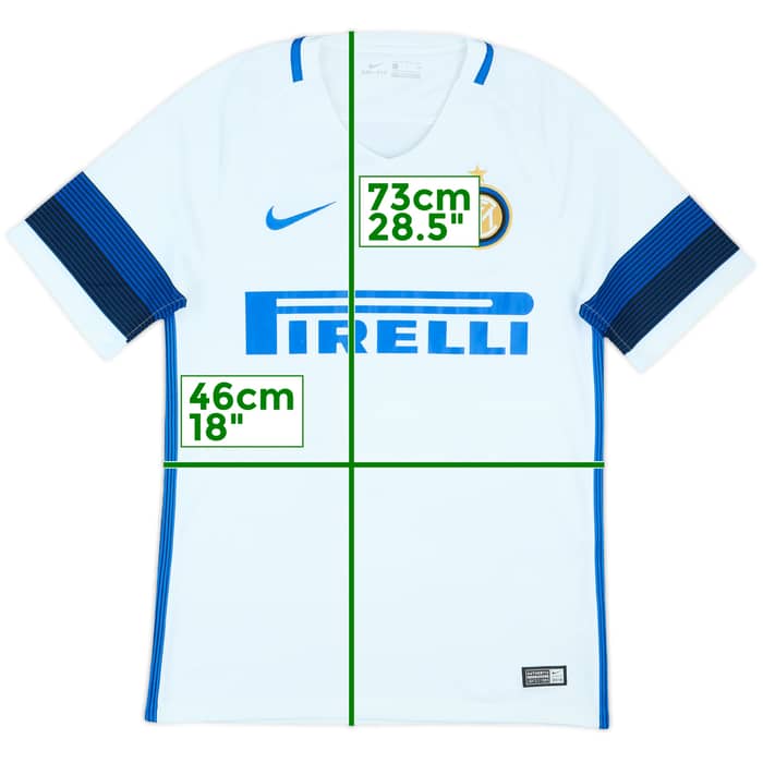 2016-17 Inter Milan Away Shirt - 9/10 - (S)