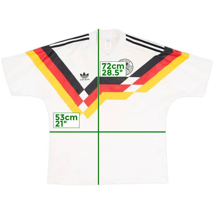 1988-90 West Germany Home Shirt - 8/10 - (L)
