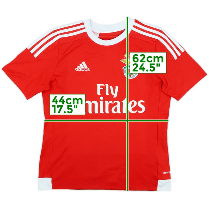 2015-16 Benfica Home Shirt - 9/10 - (L.Boys)