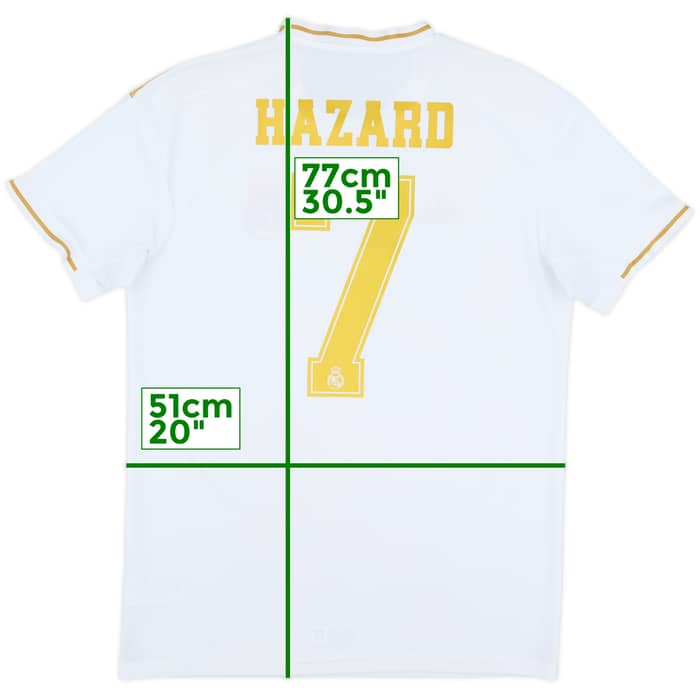 2019-20 Real Madrid Home Shirt Hazard #7 - 6/10 - (M)