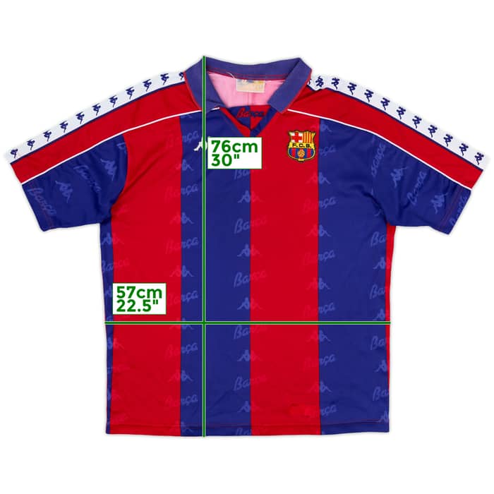 1992-95 Barcelona Home Shirt - 9/10 - (L)