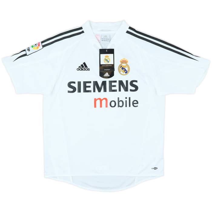 2004-05 Real Madrid Home Shirt (L.Boys)