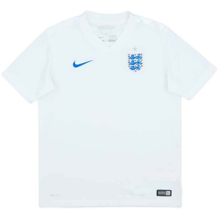 2014-15 England Home Shirt - 7/10 - (L.Boys)