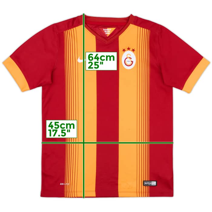 2014-15 Galatasaray Home Shirt - 8/10 - (L.Boys)