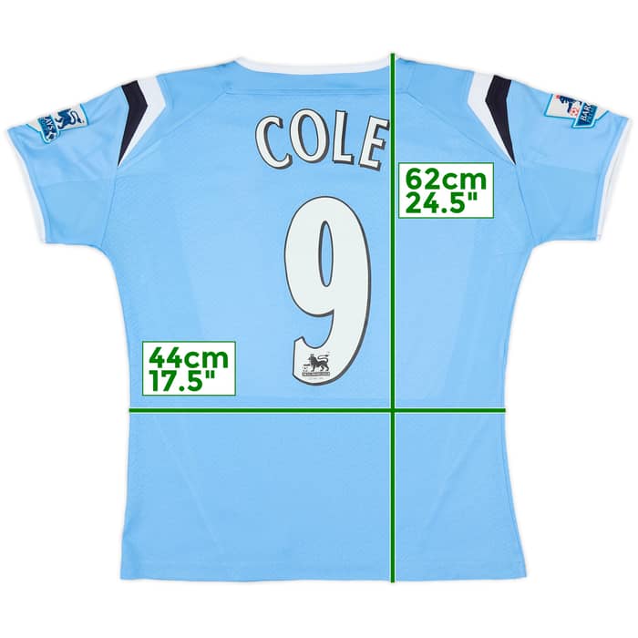 2004-05 Manchester City Home Shirt Cole #9 - 4/10 - (Women's M)