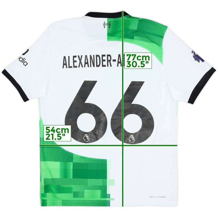 2023-24 Liverpool Authentic Away Shirt Alexander-Arnold #66 - 8/10 - (L)