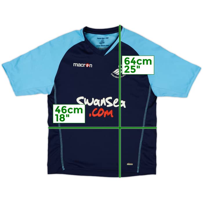 2007-08 Swansea City Away Shirt - 7/10 - (XS)