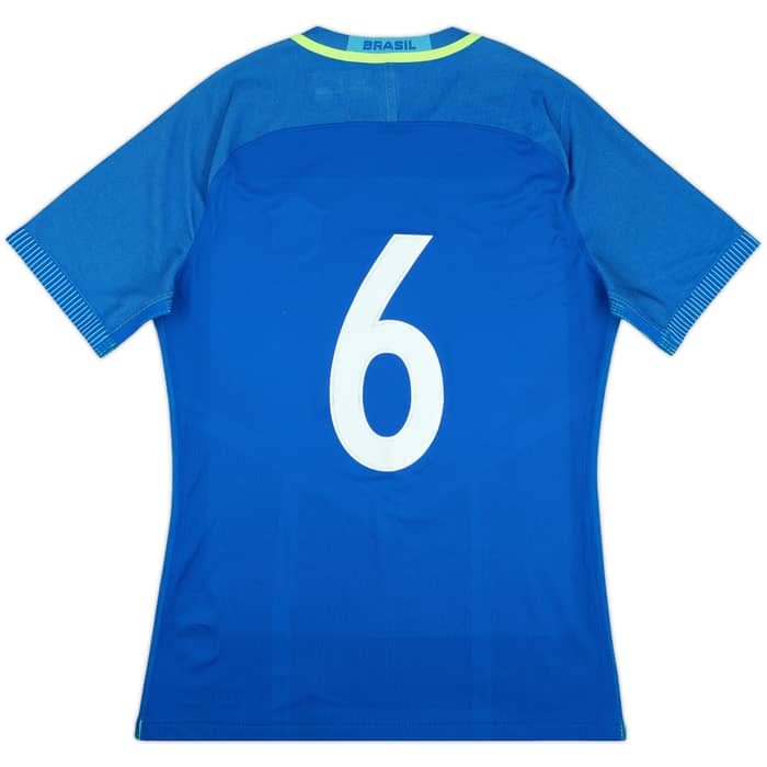 2016-17 Brazil Match Issue Away Shirt #6