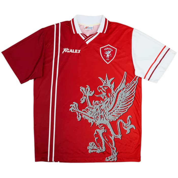 1998-99 Perugia Home Shirt Nakata #7 - 9/10 - (XL)