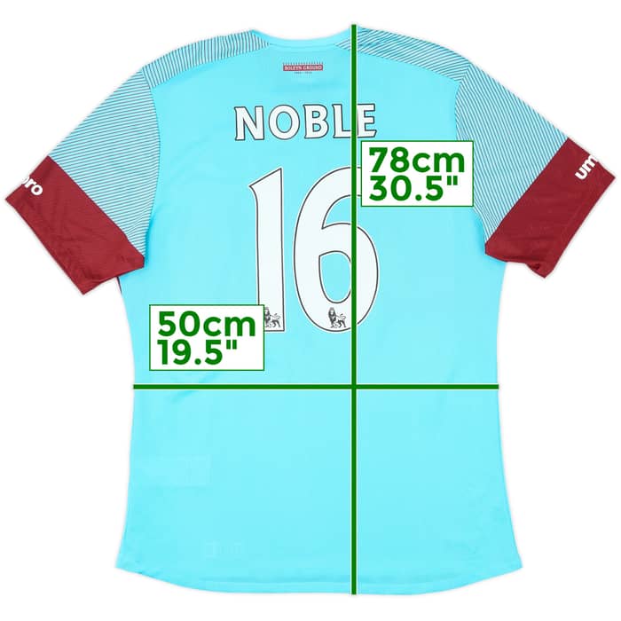 2015-16 West Ham Away Shirt Noble #16 (L)