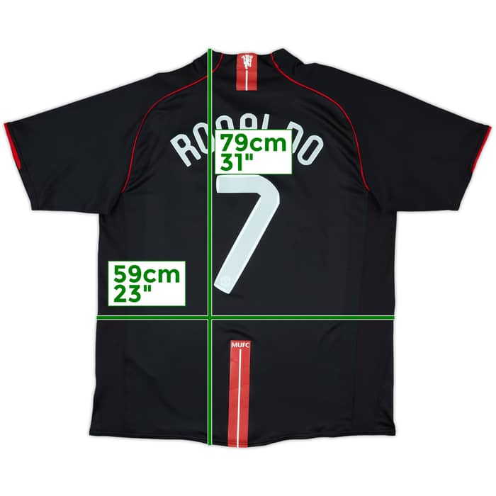 2007-08 Manchester United Away Shirt Ronaldo #7 - 9/10 - (XL)