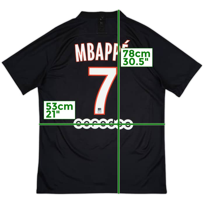 2019-20 Paris Saint-Germain Fourth Shirt Mbappe #7 - 10/10 - (L)