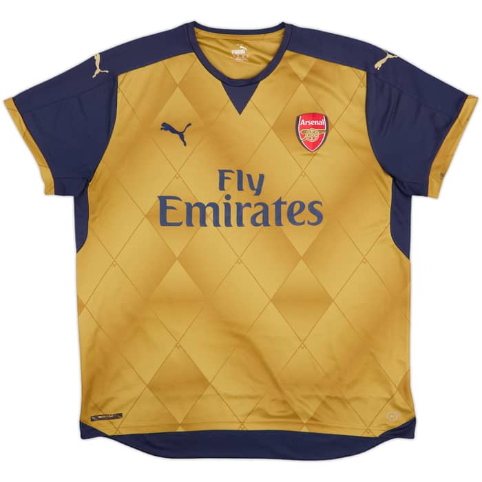 2015-16 Arsenal Away Shirt Arteta #8 - 7/10 - (XXL)