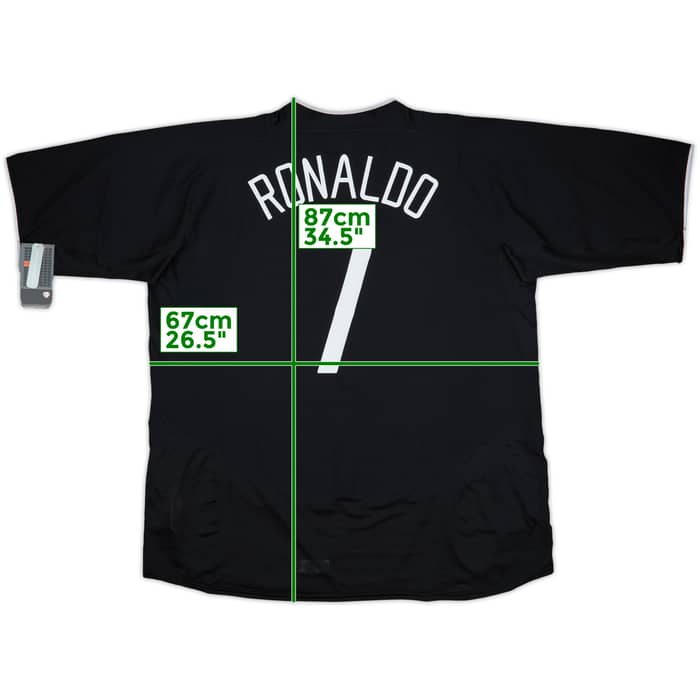 2003-05 Manchester United Away Shirt Ronaldo #7 (3XL)