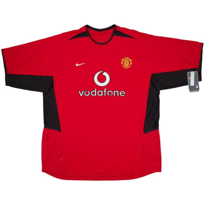 2002-04 Manchester United Home Shirt Beckham #7 (XXL)