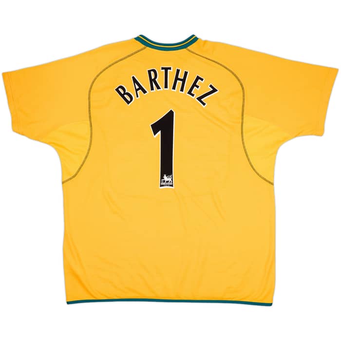2000-02 Manchester United GK S/S Shirt Barthez #1 - 8/10 - (XXL)