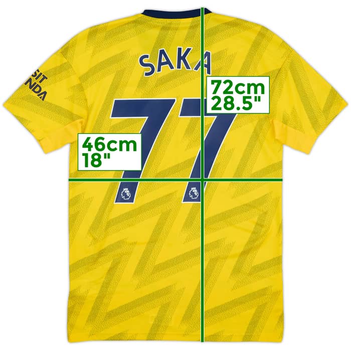 2019-20 Arsenal Away Shirt Saka #77 - 10/10 - (S)