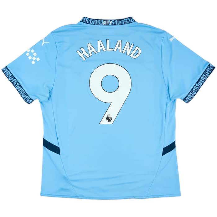 2024-25 Manchester City Home Shirt Haaland #9 - 8/10 - (XL)