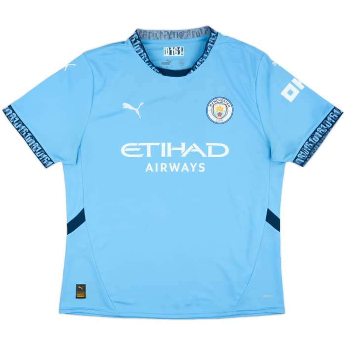 2024-25 Manchester City Home Shirt Haaland #9 - 8/10 - (XL)