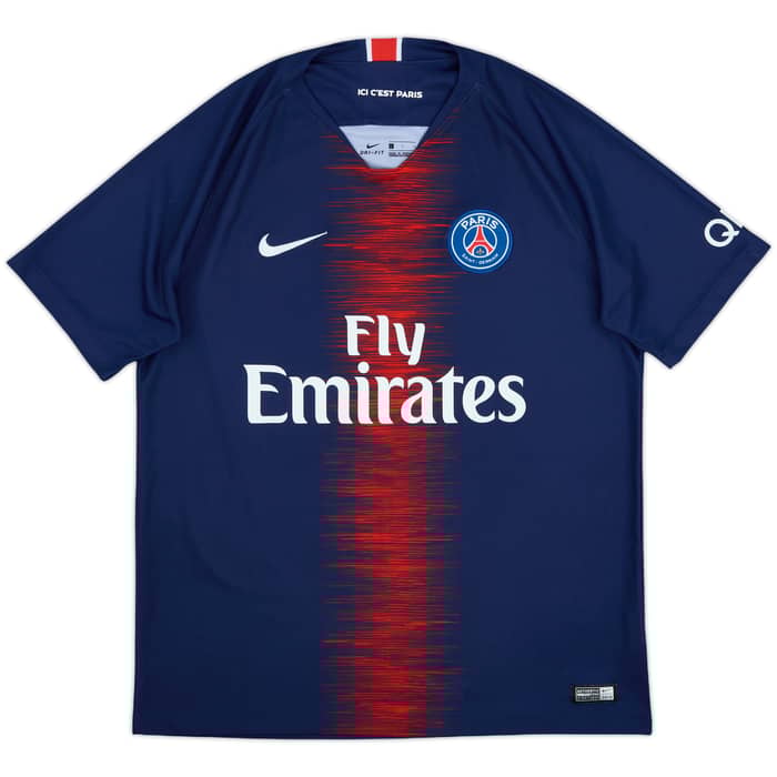 2018-19 Paris Saint-Germain Home Shirt Mbappe #7 - 8/10 - (L)