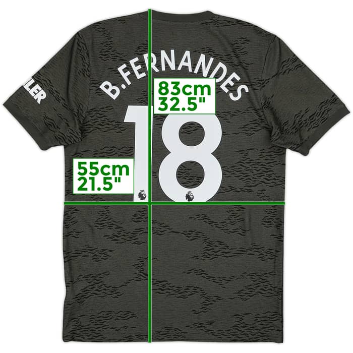 2020-21 Manchester United Away Shirt B.Fernandes #18 - 10/10 - (M)