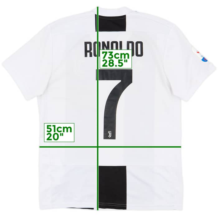 2018-19 Juventus Home Shirt Ronaldo #7 - 7/10 - (M)